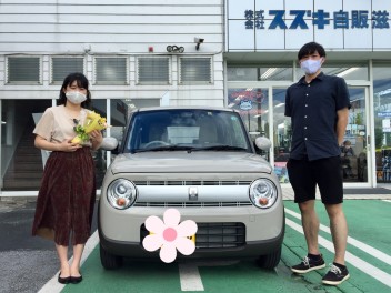 ラパンご納車おめでとうございます！